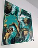 obrazy DUCH LASU I 80x80 cm Akryl na płótnie Duży obraz Abstrakcja do salonu 1