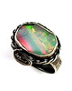 pierścionki srebrne Tęczowy opal 3