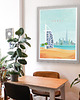 plakaty Dubaj - plakat 50x70 cm vintage art giclee 5