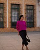 swetry damskie  Sweter Cashmere Hug Magenta 3
