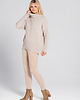 swetry damskie  Sweter wełniany z kaszmirem Saar Look 263 beż 3
