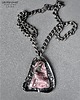 wisiory Unikalny wisior z surowym rodonitem. Oryginalny prezent handmade 4