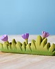 klocki i zabawki drewniane Drewniane rośliny - 2 szt Trawy z kwiatami, Zabawki Montessori 3