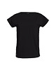t-shirt damskie Tshirt z nadrukiem na plecach BeeLook 123 czarny 7