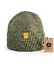 czapki damskie Przejściowa czapka  bawełna merino COSY oliwkowa 3