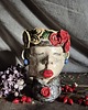 doniczki Frida Khalo, osłonka rzeźbiona, Rzeźba Fridy, Rzeźba kobieta hiszpańska 2