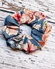 gumki do włosów Pela' SCRUNCHIE Chloe  pudrowe kwiatki 2