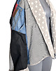 kurtki damskie Kurtka patchwork jeans Asana zero waste unikat one size 8