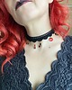 chokery Czarny koronkowy choker z damskimi gadzetami 6