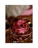 chokery Jedwabny różowy choker 2