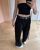 spodnie materiałowe damskie Spodnie Strong black 2