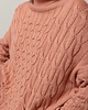 swetry damskie  Wełniany sweter z golfem, golf, VINTAGE ROSE 9