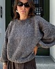 swetry damskie  Jedwabny sweter Crafted cacao graphite 4