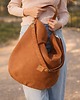 torby na ramię Zamszowy worek hobo Brązowy 3
