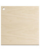 kartki scrapbooking 50 SZT Kwadrat 5x5 cm Sklejka 3 mm Dziurka Brelok Scrapbooking dla Dzieci 4
