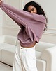 bluza bez kaptura damska Bluza Iconic Rose Denim 1