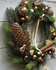 wianki bożonarodzeniowe Wianek na Boże Narodzenie, świąteczny wielosezonowy wianek 4