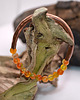 bransoletki - inne Bransoletka miedziana handmade z koralikami: agat 1
