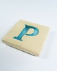 magnesy Ceramiczny magnes, niebieska literka P 3