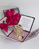 kartki scrapbooking Pamiątka ślubu, exploding box, kartka 3d na wesele cytryny 2
