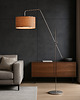 lampy podłogowe Skandynawska lampa stojąca na wysięgniku do czytania BILBAO ECO 1