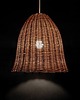 lampy wiszące Wiklinowy klosz do lampy wiszącej 1
