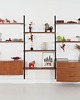 półki Regał modułowy Kai Kristiansen, fornir tekowy, duński design lat 60. 9