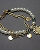 bransoletki z kamieni naturalnych Pearls /white/ perły majorka - bransoletka 3