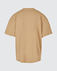 t-shirty męskie T-shirt BOXY fit super heavy beżowy 1