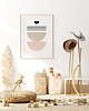 plakaty Plakat Boho geometria róż  2