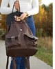 plecaki Duży skórzany plecak ze skóry naturalnej 5