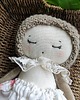 przytulanki dla niemowląt i dzieci Przytulanka welurowa Baletnica beżowa handmade 1