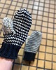 rękawiczki damskie Rękawiczki jednopalczaste z wełny merino mix beż 3