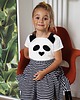 spódniczki dla dziewczynki Sukienka z szelkami Panda 3