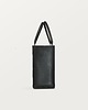 torby na ramię LARGE TOTE BAG black natural leather / DUŻA TORBA TOTE czarna 6