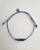 bransoletki na sznurku Bransoletka BOHO sznurkowa granatowa, lapis lazuli, hematyt 3