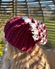 czapki damskie Beanie handmade 6
