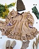 sukienki dla dziewczynki Sukienka Muślinowa Royal Brown 4
