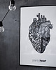 grafiki i ilustracje Plants heart 30x40 cm 2
