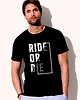 t-shirty męskie Koszulka  z nadrukiem Ride or die 1