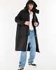 płaszcze i kurtki męskie Parka Longline Hoodie Oversize black ocieplana 6