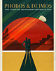 plakaty Mars Phobos i Deimos - vintage plakat 1