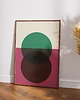 plakaty Minimalistyczny plakat - Bauhaus #6 - Do salonu, sypialni, biura 1