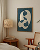 plakaty Zestaw trzech plakatów blue abstract 5