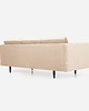 sofy i szezlongi Sofa ALTA beżowy welur, skandynawski design 4
