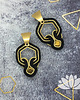 kolczyki soutache geometryczne  - kolczyki sutasz 1