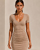 sukienki midi damskie Sukienka latte YY300180 2