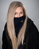 szale damskie Komin Monolit 06 - GRANATOWY 3