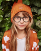 swetry dla dziewczynki Sweter dziecięcy SKY orange 1