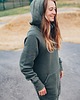 bluza z kapturem damska Bluza LUZAK khaki 3